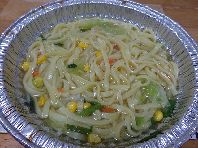 「かんたん鍋焼麺」野菜タンメン