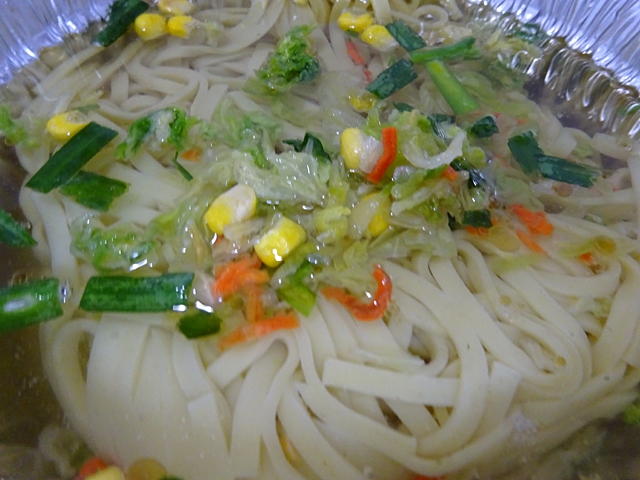 「かんたん鍋焼麺」野菜タンメン