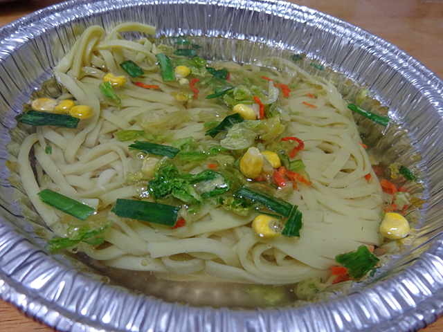「かんたん鍋焼麺」野菜タンメン