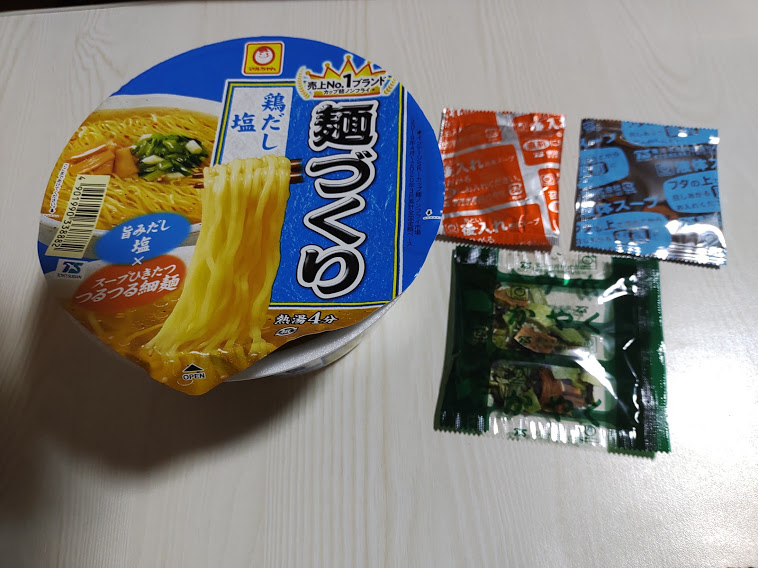 麺づくり鶏だし塩（マルちゃん＝東洋水産）