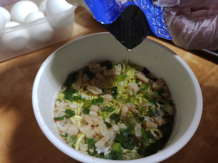 スープは後入れ""